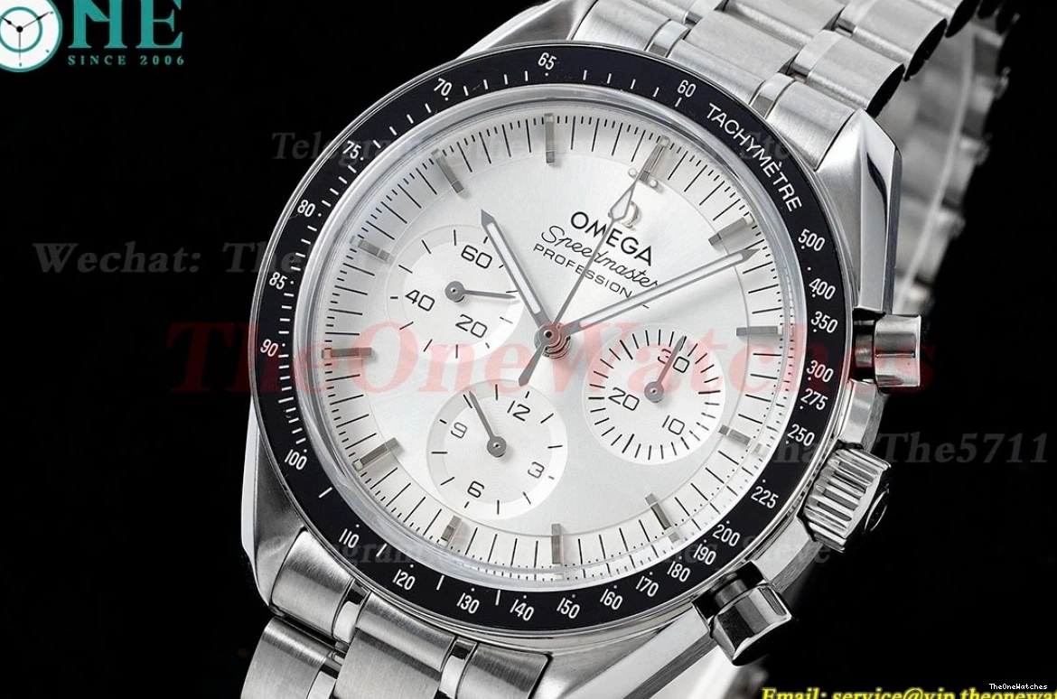 SS Speedmaster 41mm SS White A7750 RMF Dial Mod 0429